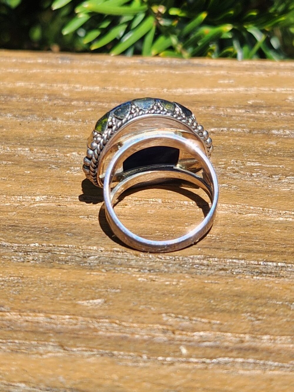 SAJEN Blue Kyanite RING, size 8 - Picture 7 of 14